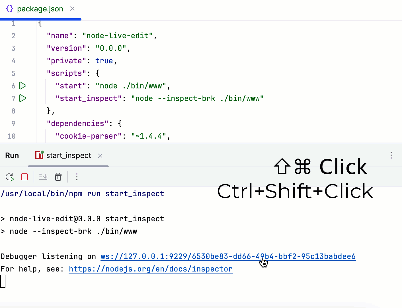从运行工具窗口将调试器附加到正在运行的应用程序