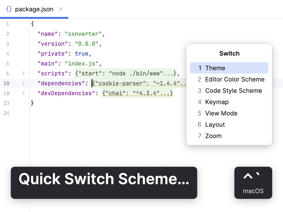 切换到其他方案