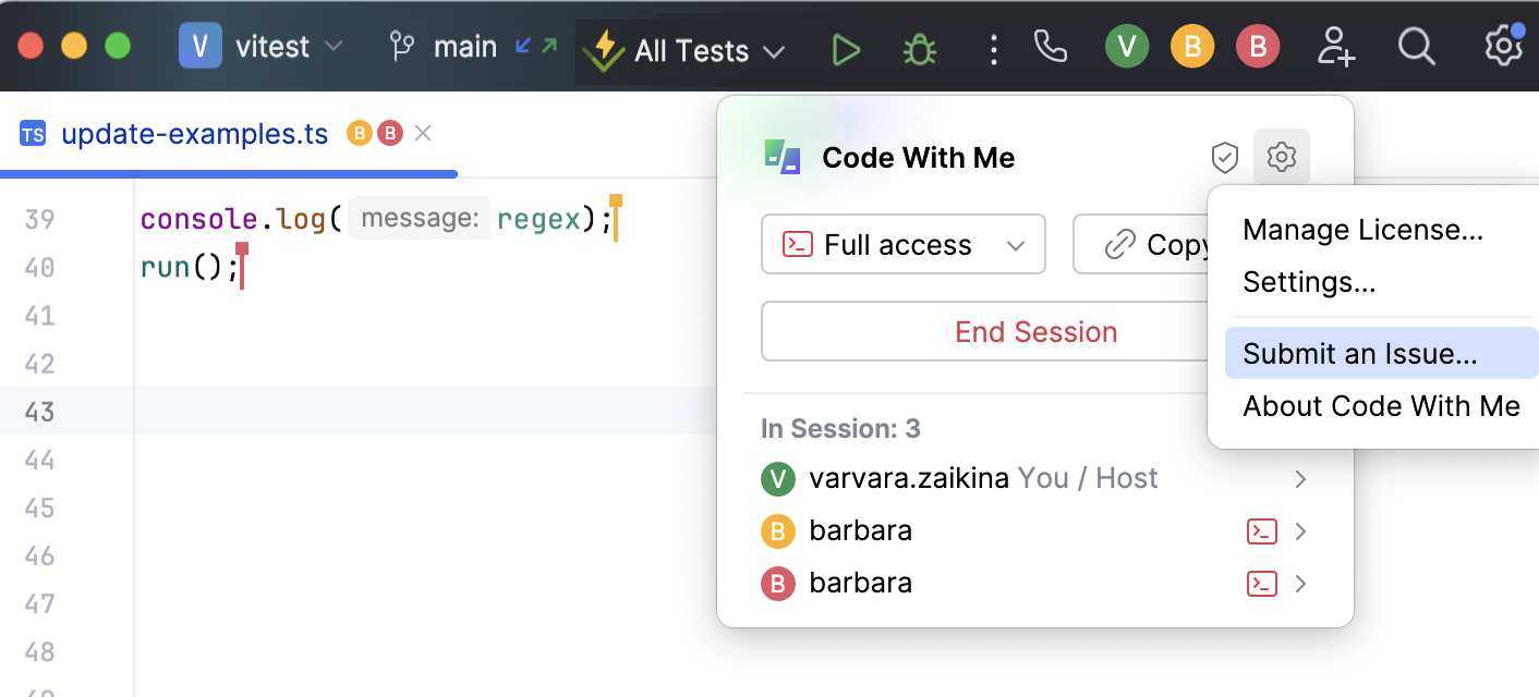以主机身份提交问题