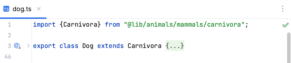 Auto import with quick-fix: import statement added Auto import with quick-fix: import statement added