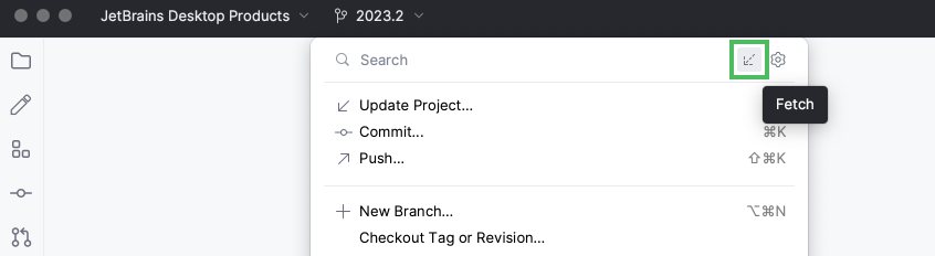 the Fetch icon the Fetch icon