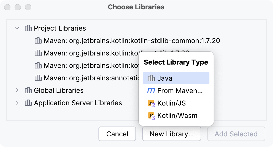 Adding a new module library Adding a new module library