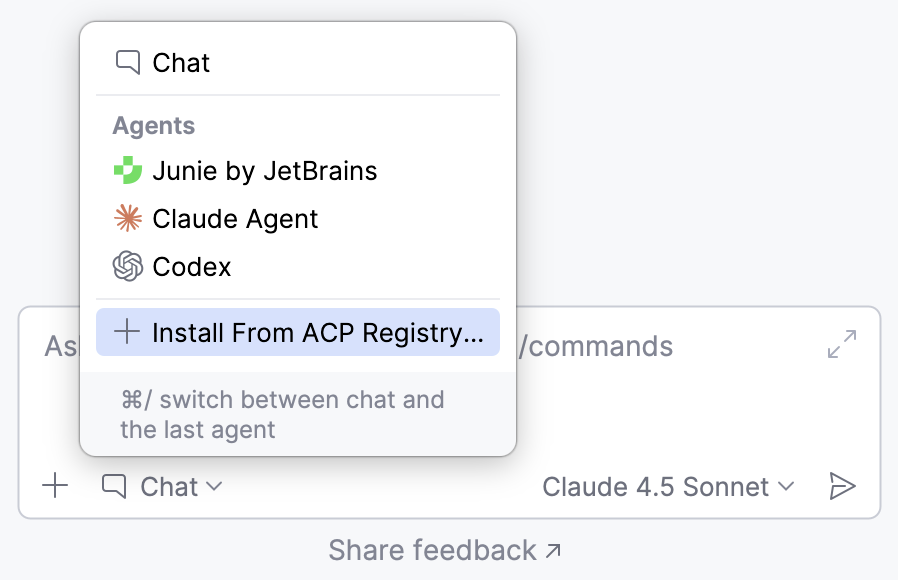 Add agents from the registry Add agents from the registry