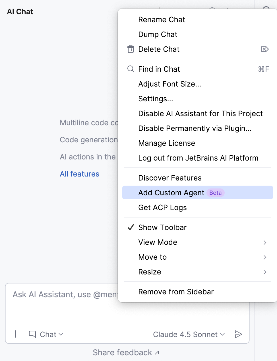 Configure ACP Agents Configure ACP Agents