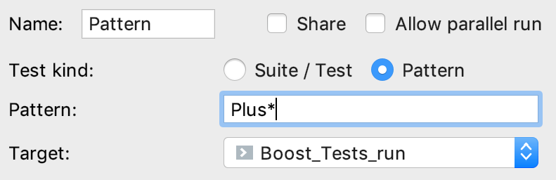在测试模式中使用通配符 在测试模式中使用通配符