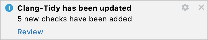 Clang-Tidy 更新通知 Clang-Tidy 更新通知