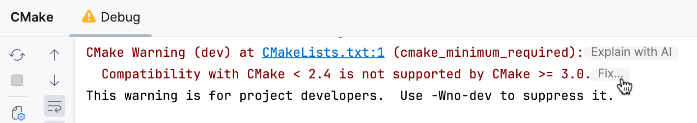CMake 最低版本的快速修复 CMake 最低版本的快速修复