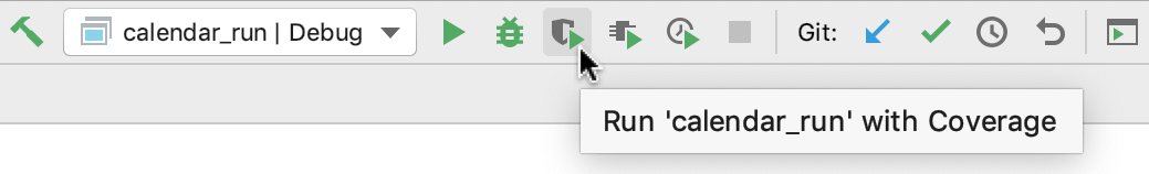 使用覆盖率运行 使用覆盖率运行