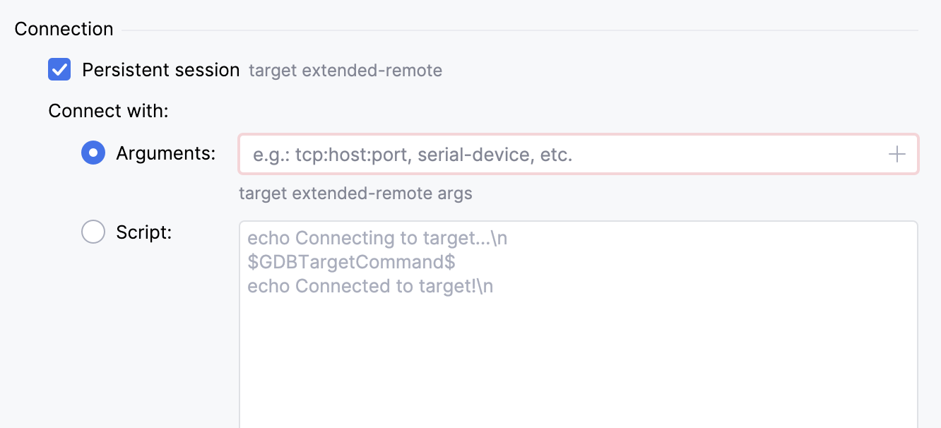 Generic persistent session Generic persistent session
