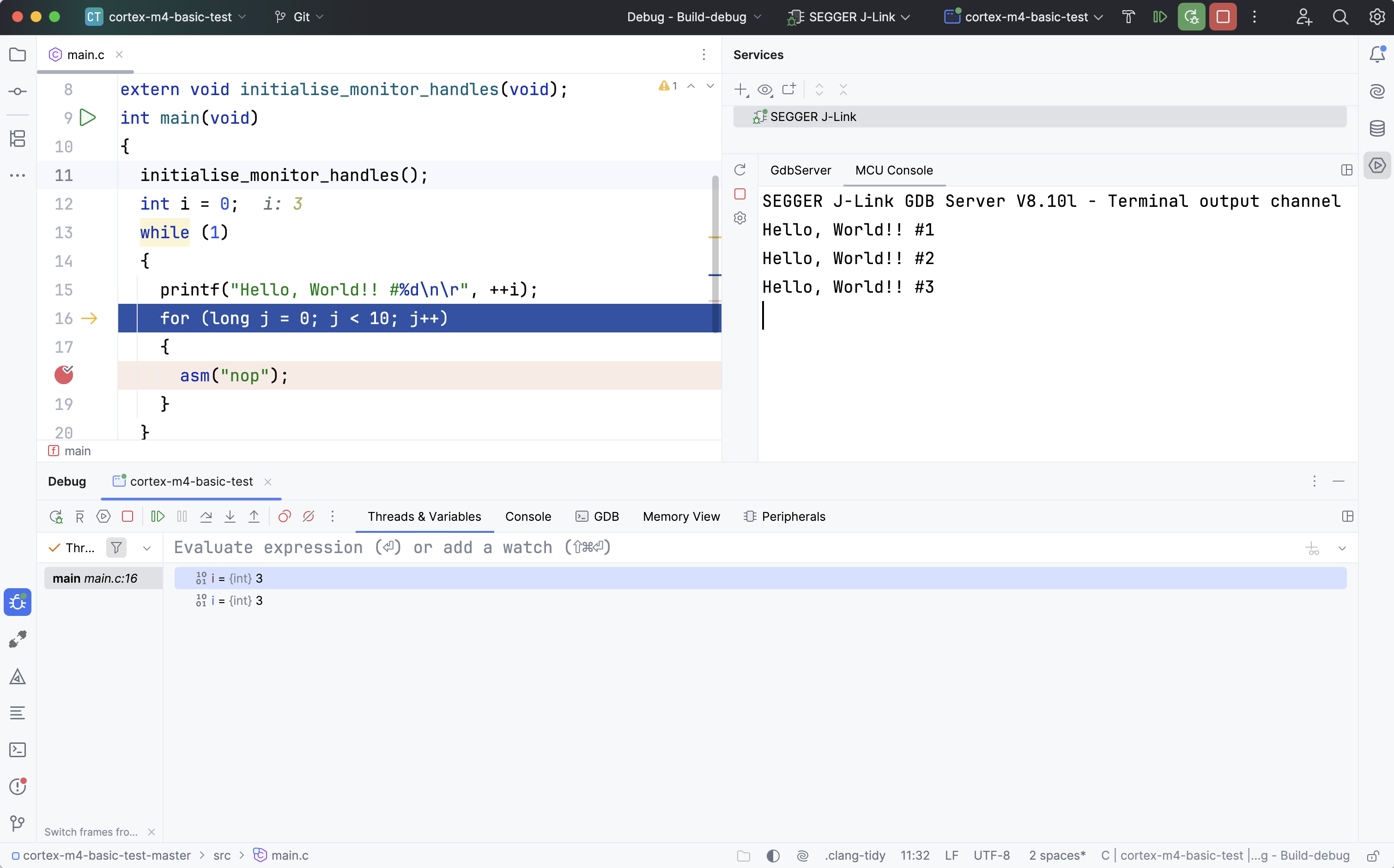 Moving the Services tab Moving the Services tab