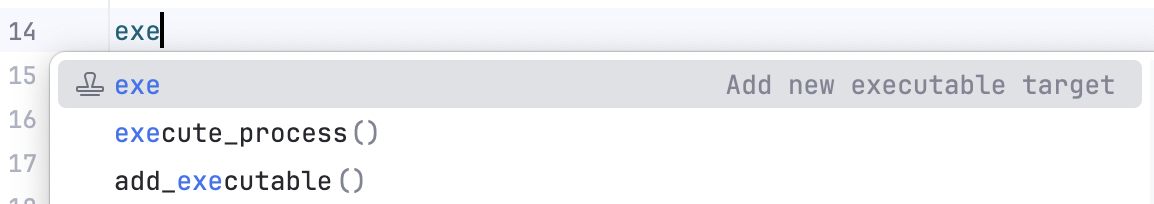 add_executable 的 CMake 实时模板 add_executable 的 CMake 实时模板