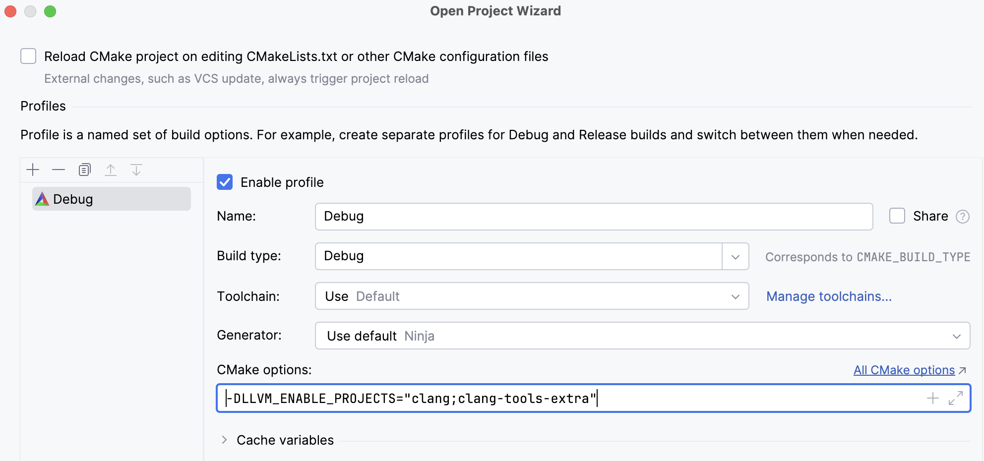 Compiler flags for LLVM subprojects Compiler flags for LLVM subprojects