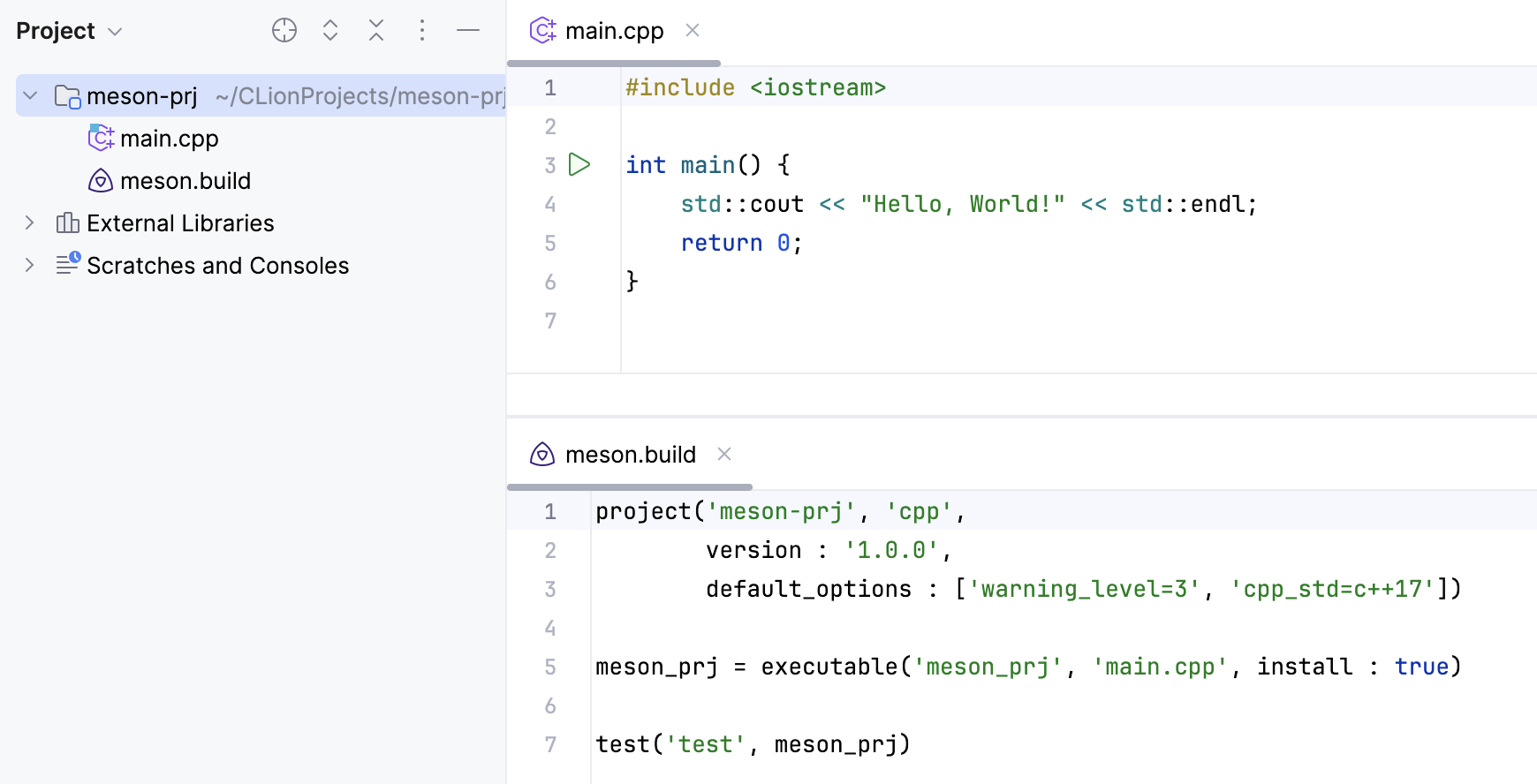 A new Meson project A new Meson project