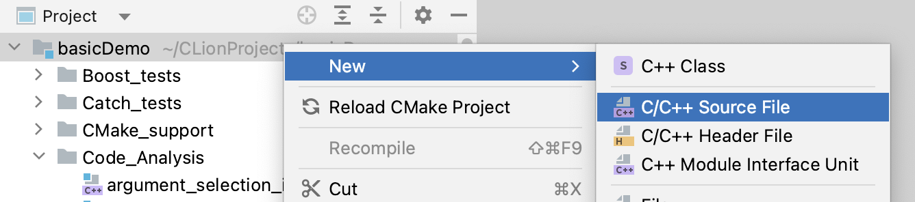 File templates for C/C++ File templates for C/C++