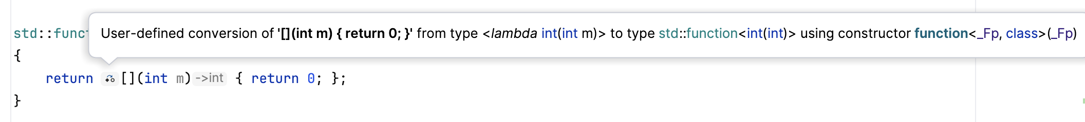 Type conversion hints Type conversion hints