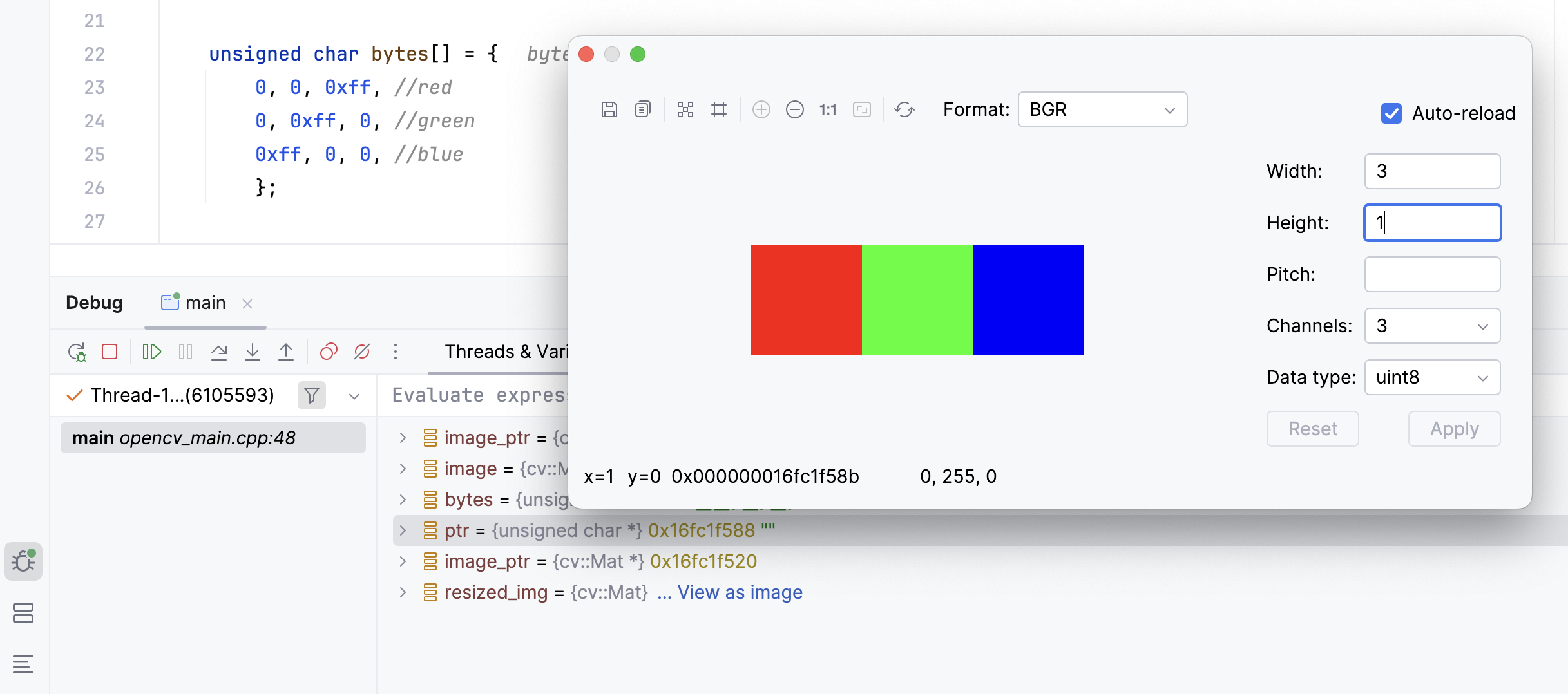 查看像素 查看像素