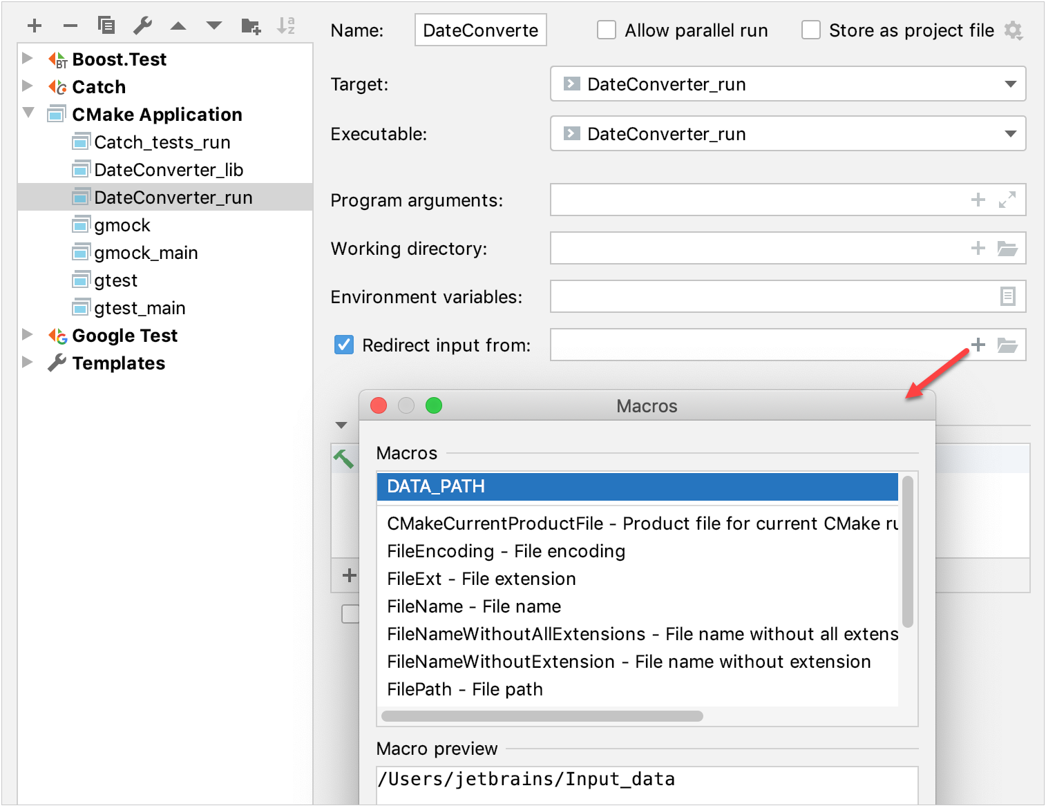 Using a path variable in configurations Using a path variable in configurations