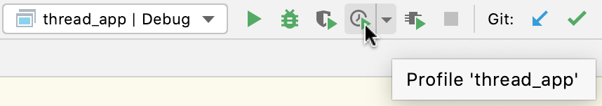 工具栏上的分析器按钮 工具栏上的分析器按钮