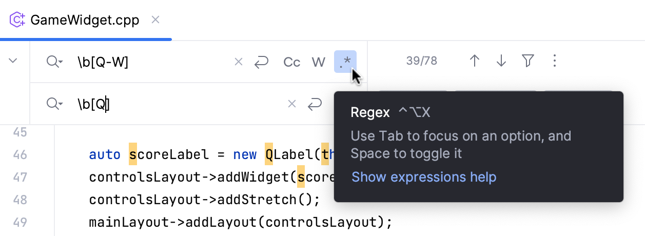 Regex search and replace fields Regex search and replace fields