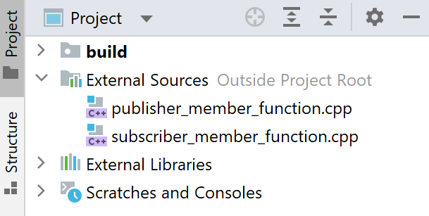 源文件标记为外部文件