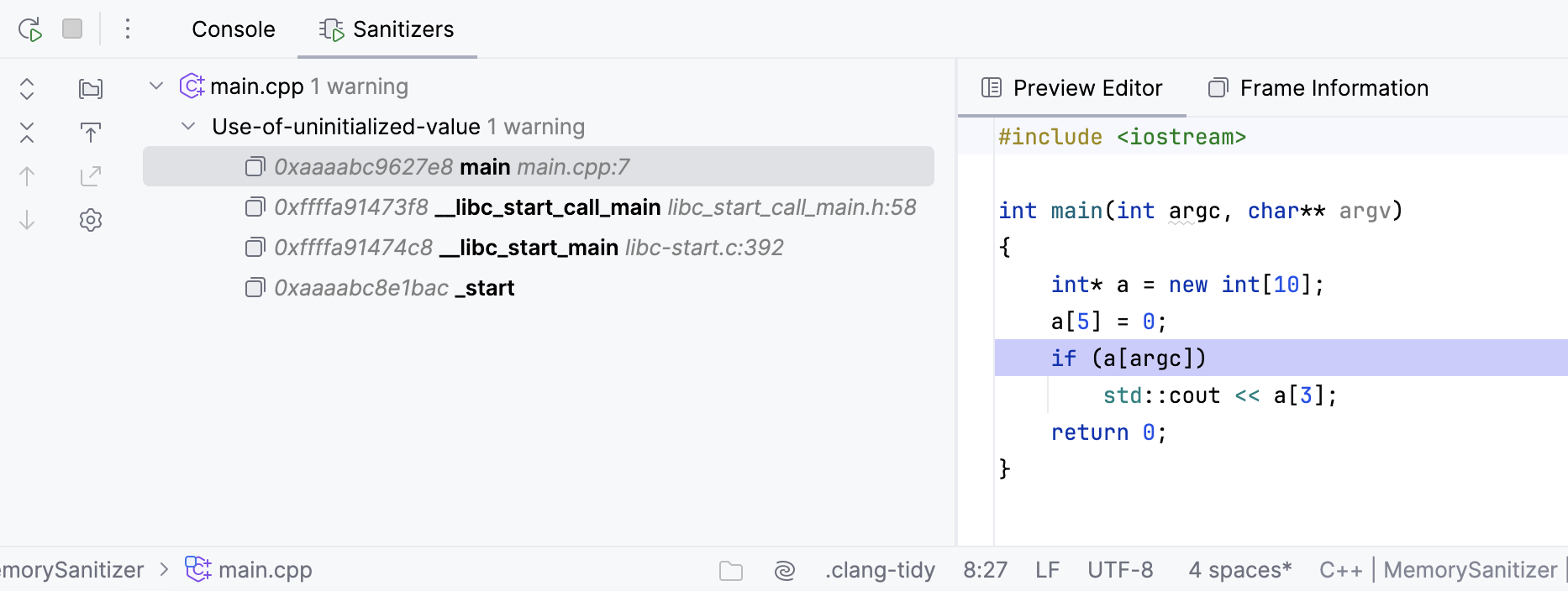 MemorySanitizer MemorySanitizer