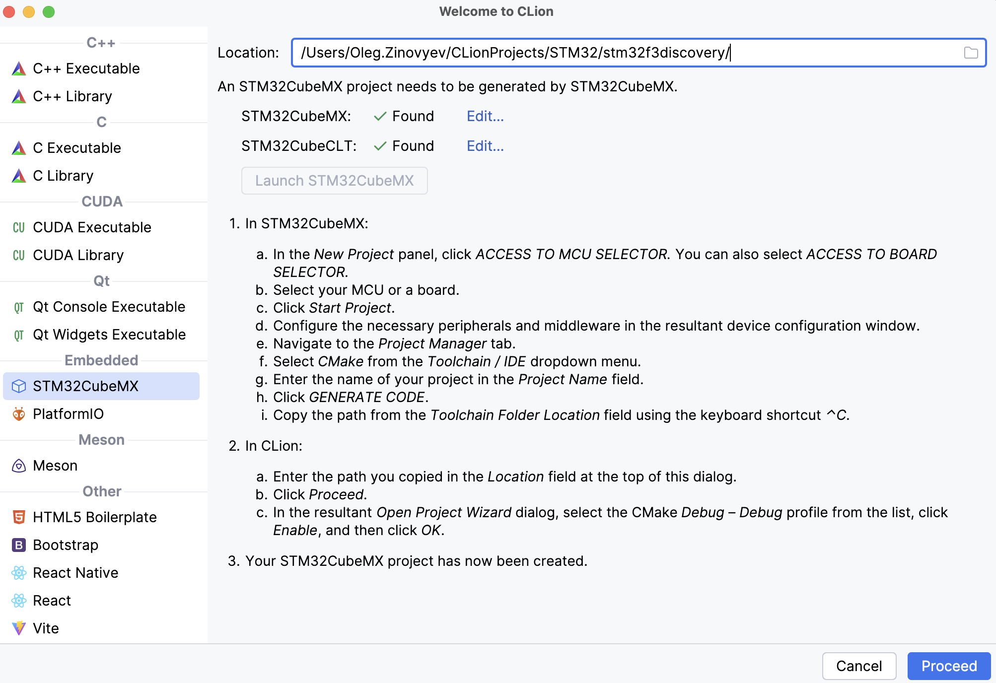 project location project location
