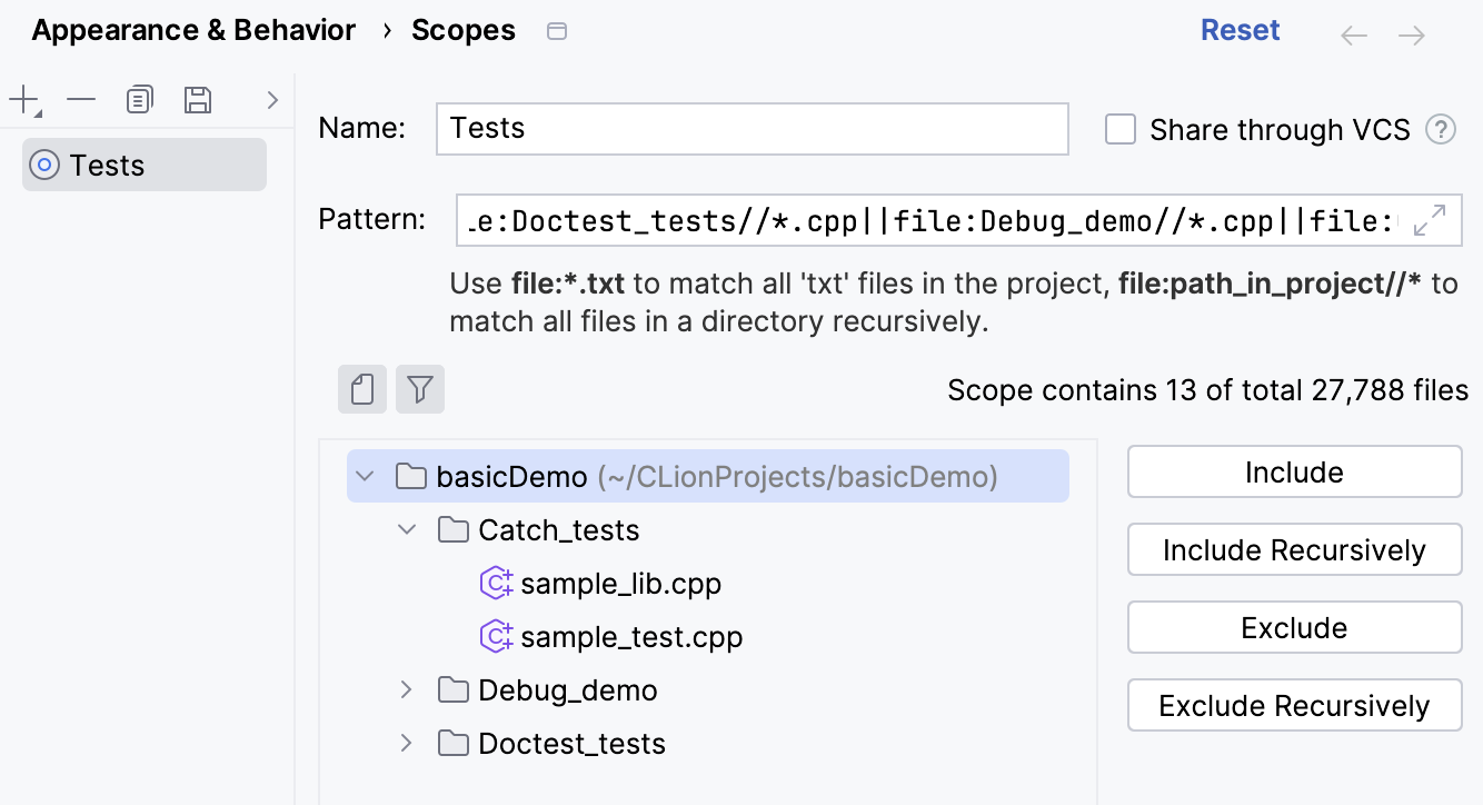 Automatically created test scope Automatically created test scope
