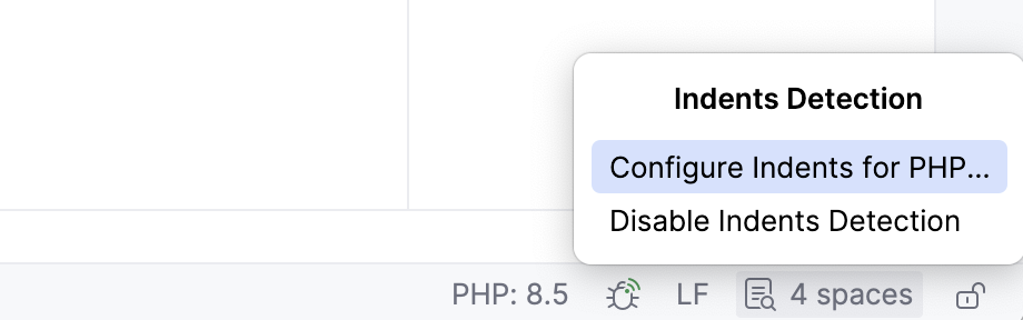 Configure Indents for PHP Configure Indents for PHP