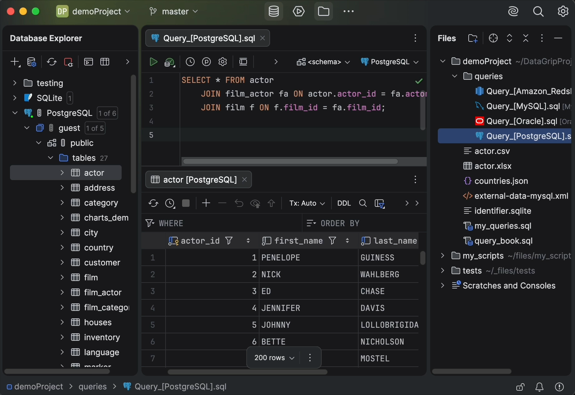 Islands interface theme in dark mode