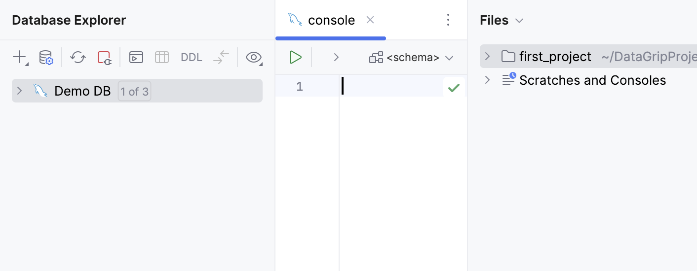 New data source in Database Explorer New data source in Database Explorer