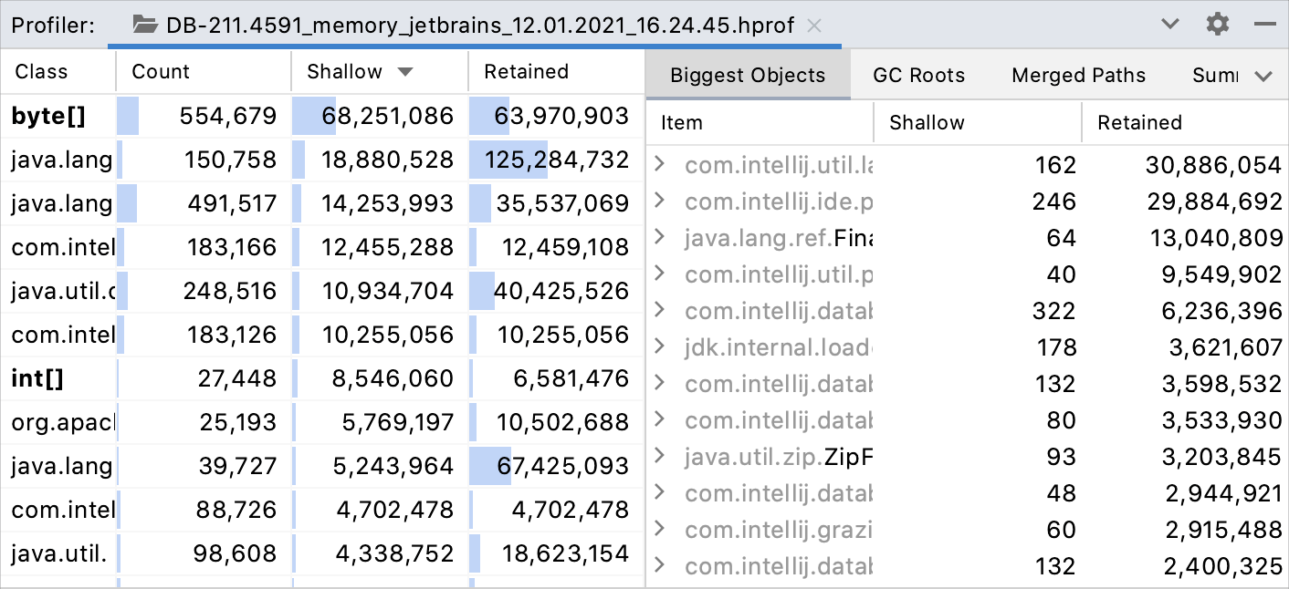 review HPROF files review HPROF files