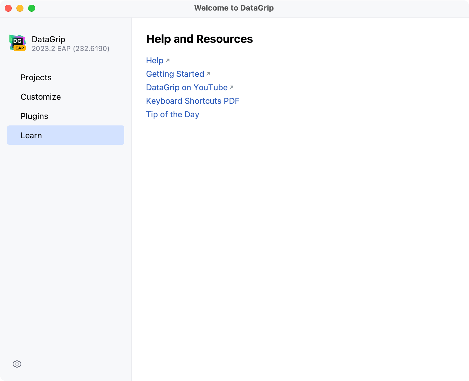 Start learning Start learning