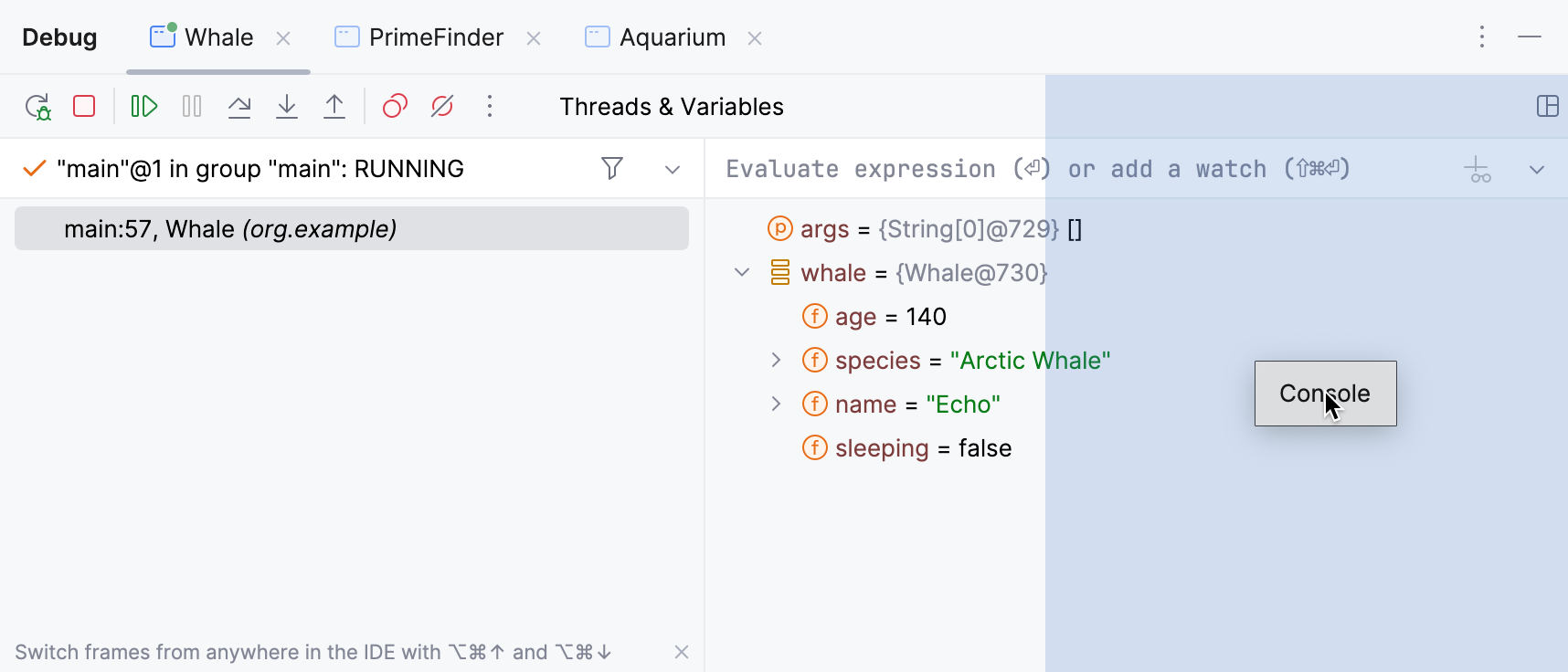 Dragging a tab to another location Dragging a tab to another location