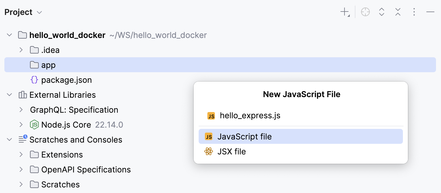 Create a JavaScript file Create a JavaScript file