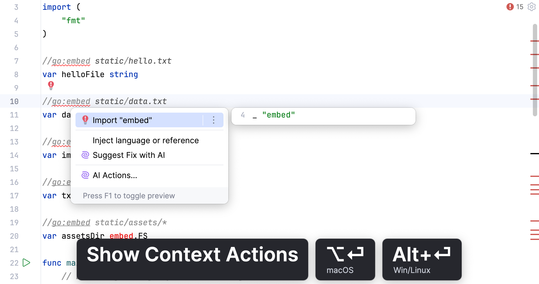 the auto-import tooltip the auto-import tooltip