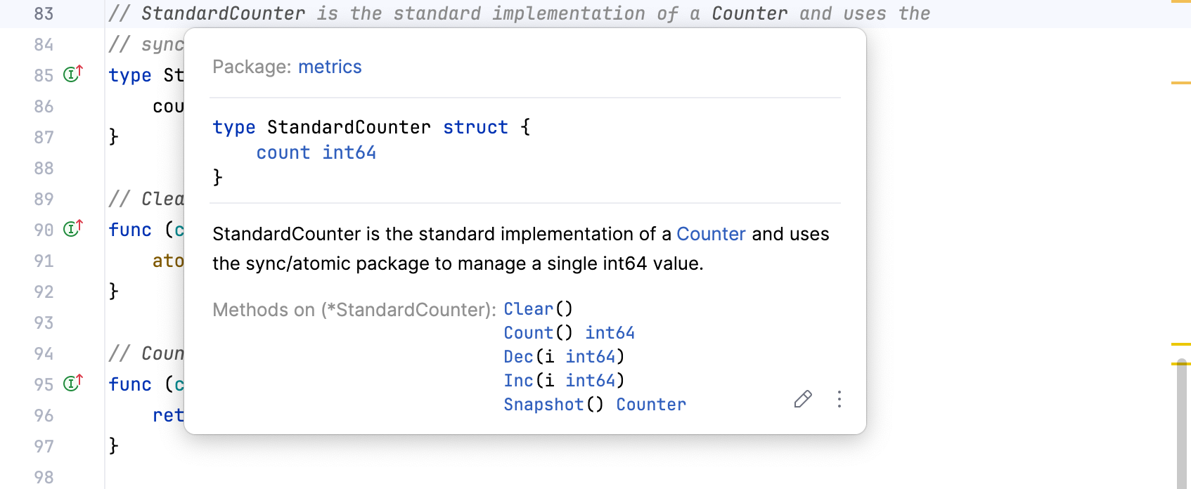 Go to Declaration Go to Declaration