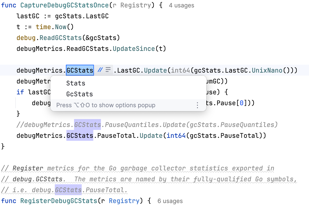 Rename variable Rename variable
