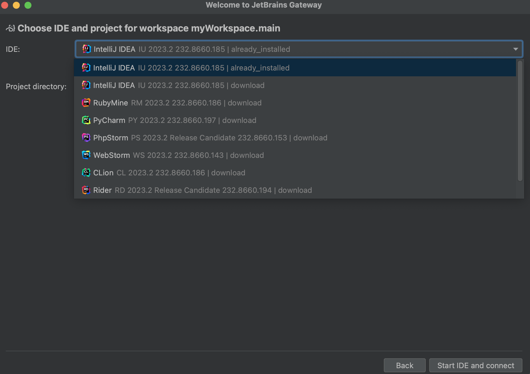 IDE 和项目路径 IDE 和项目路径