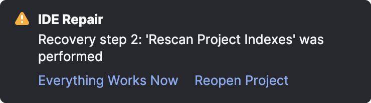 The second step of IDE Repair The second step of IDE Repair