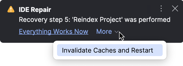 The last step of IDE Repair The last step of IDE Repair