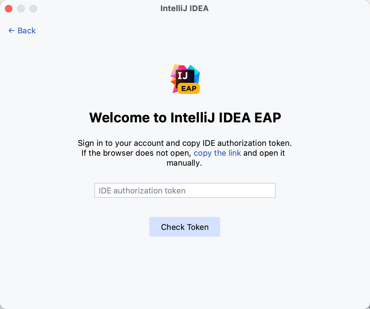 Copy the link to get an authorization token Copy the link to get an authorization token