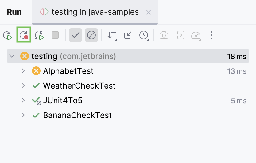 Rerun failed tests Rerun failed tests