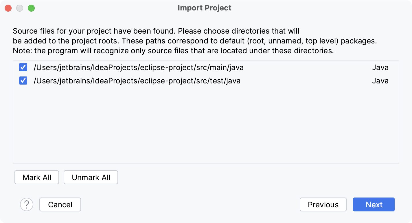 Importing sources Importing sources