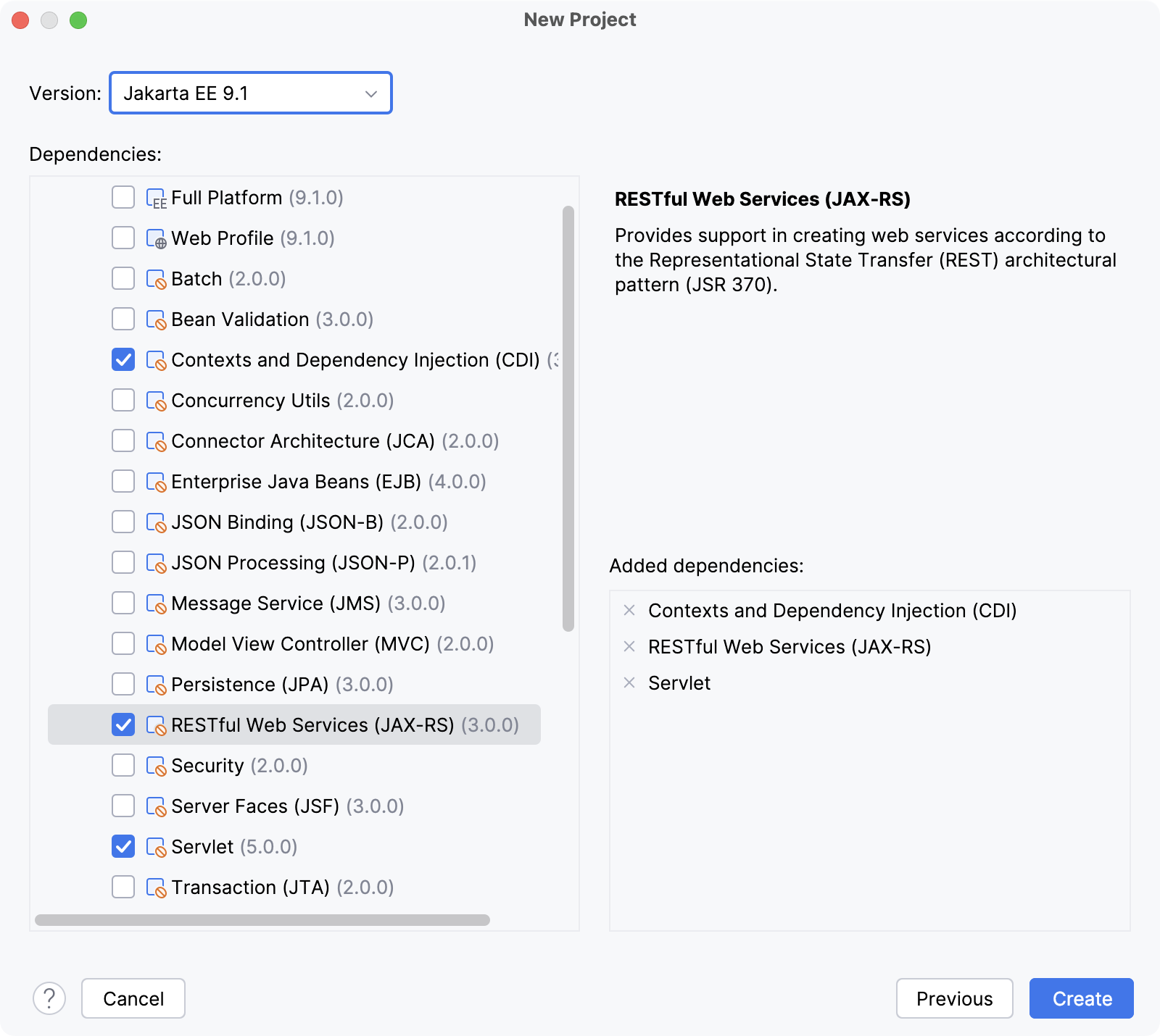 New Java Enterprise project wizard New Java Enterprise project wizard