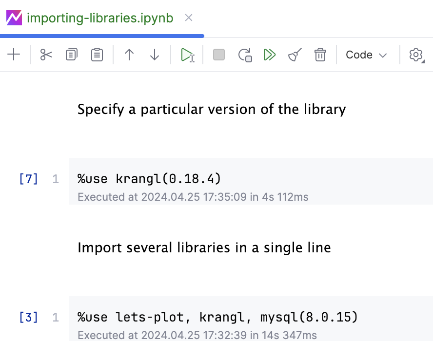 Kotlin Notebook libraries Kotlin Notebook libraries
