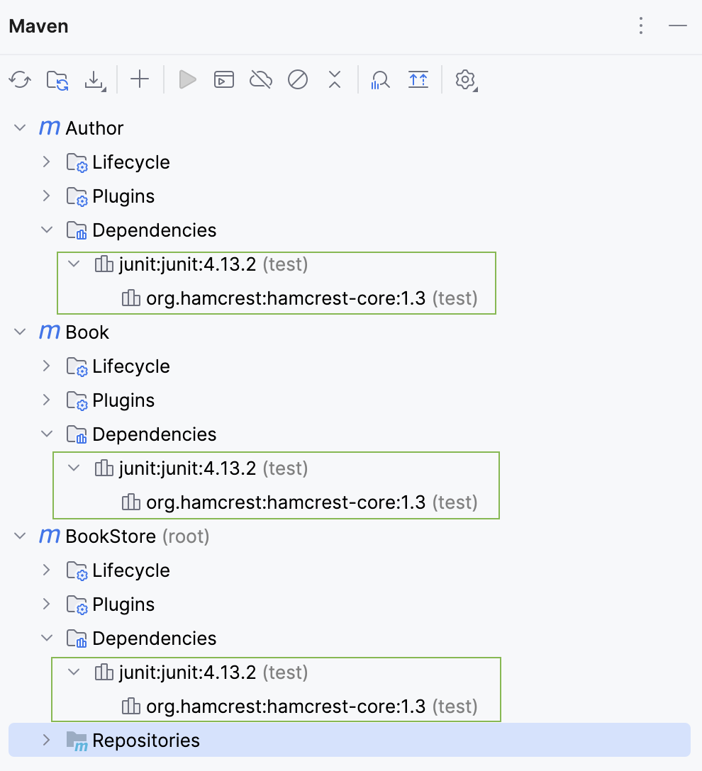the Maven tool window the Maven tool window