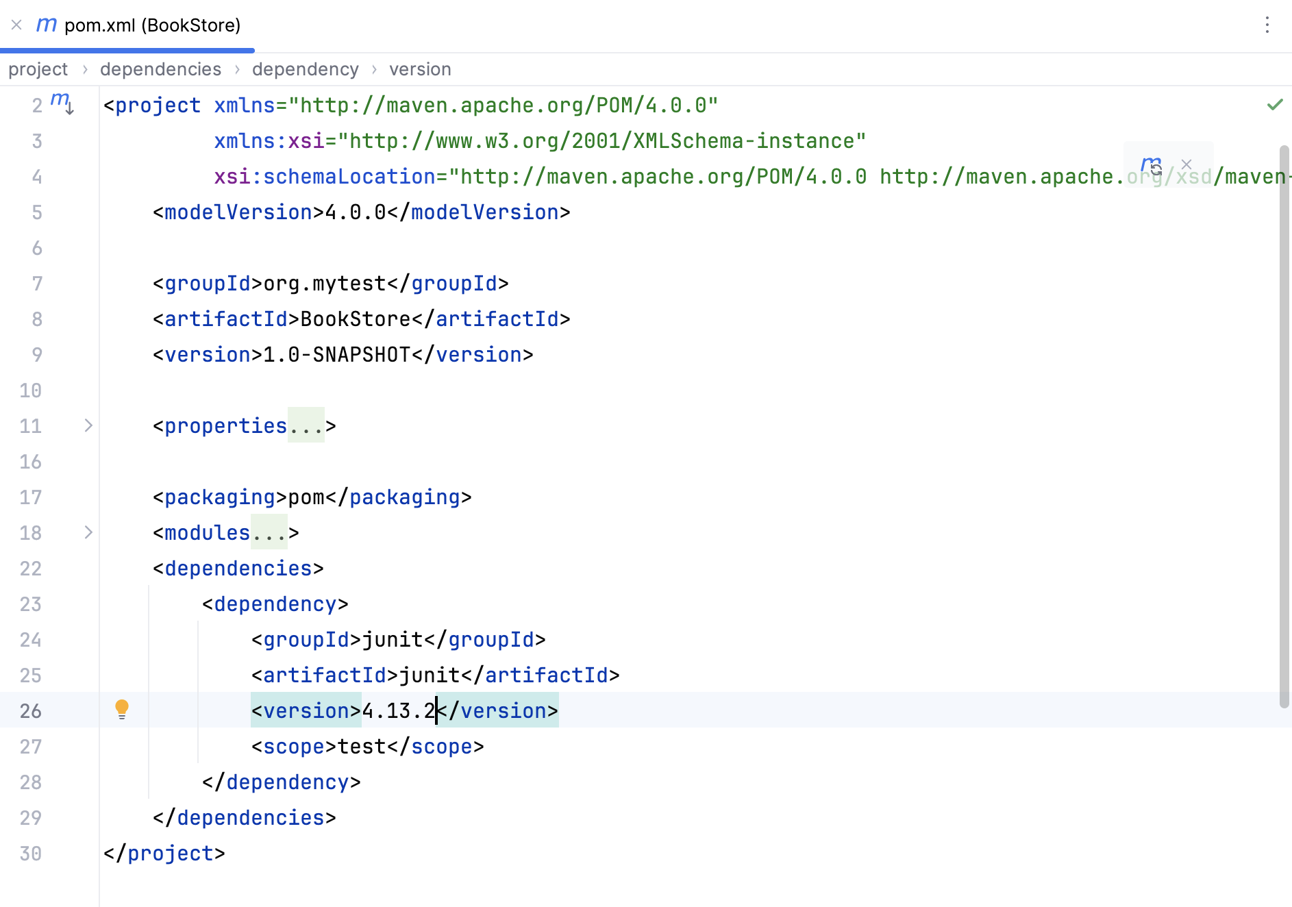 Parent POM: added dependency Parent POM: added dependency