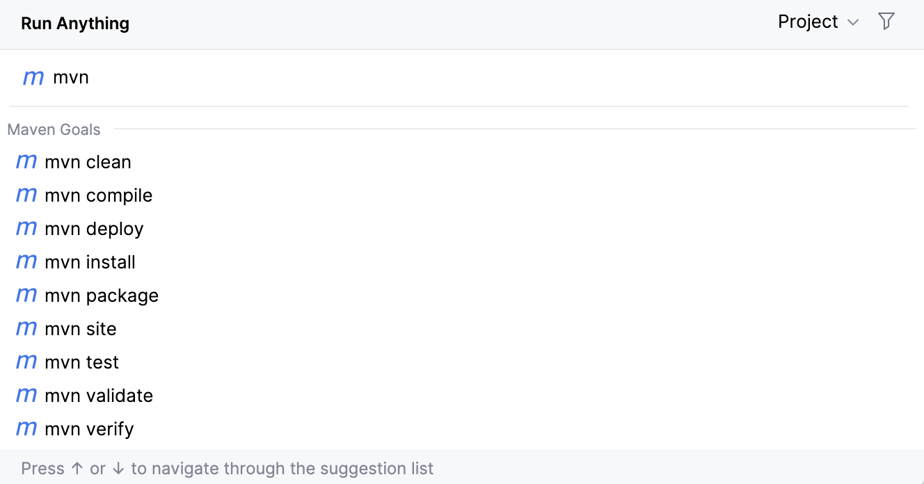 Run Anything dialog Run Anything dialog