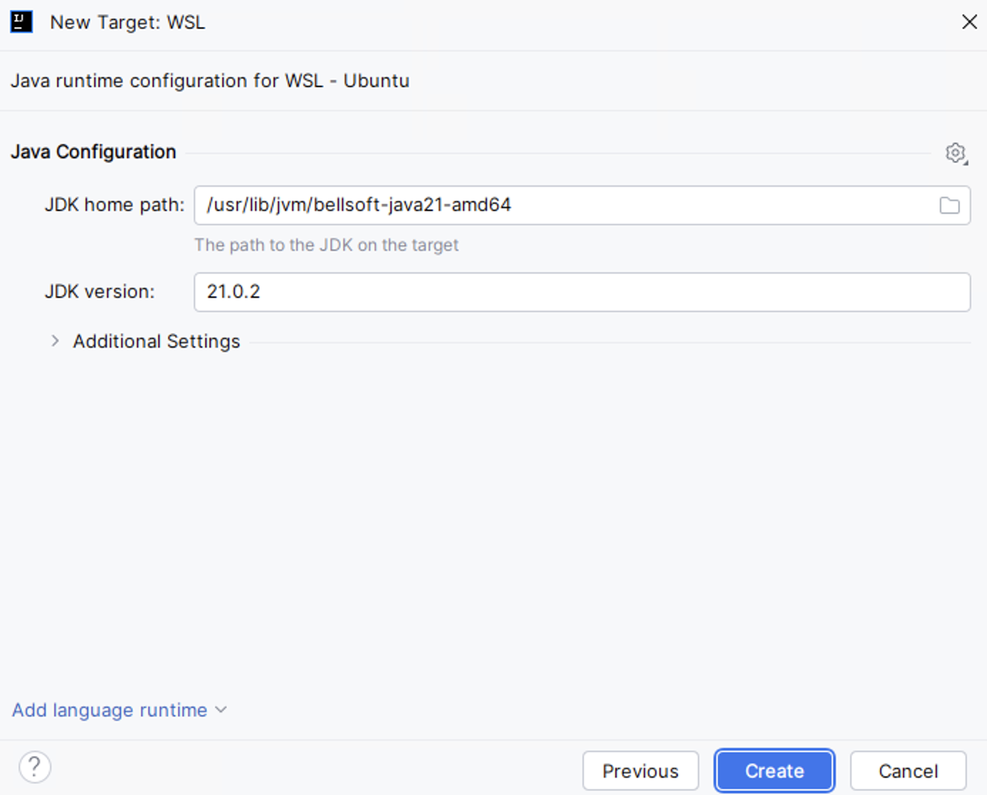 New Target: WSL New Target: WSL