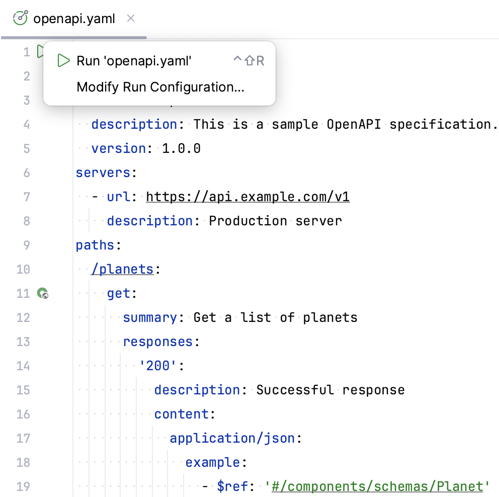 Generate code based on the OpenAPI specification Generate code based on the OpenAPI specification